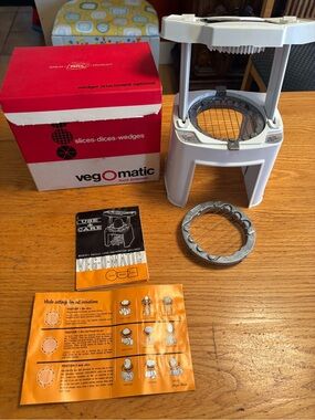 Vintage Veg-O-Matic Food Preparer - Popeil - 60s